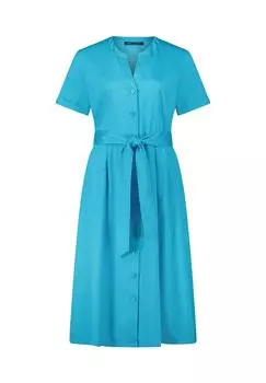 Платье-рубашка с короткими рукавами BETTY BARCLAY, цвет Cyan Blue