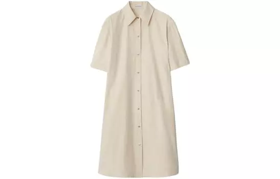 Платье-рубашка с короткими рукавами Burberry, Calico