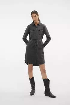 Платье-Рубашка с лиоцеллом Vero Moda, серый