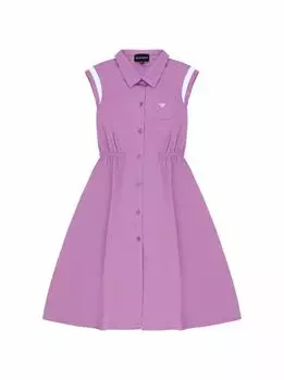 Платье-рубашка с логотипом EMPORIO ARMANI