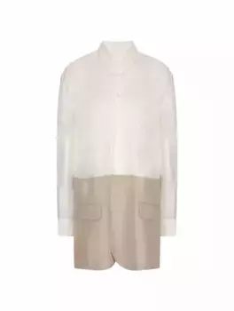 Платье-рубашка с монограммой MM6 MAISON MARGIELA, мультиколор