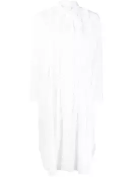 Платье-рубашка с оборками Comme des Garons TAO, белый