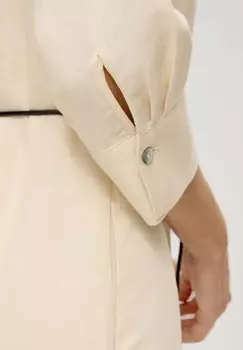 Платье-рубашка s.Oliver BLACK LABEL, светло-желтый