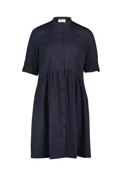 Платье-рубашка с планкой на пуговицах Vera Mont, цвет Night Sky