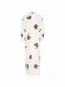 Платье-рубашка с принтом Akris, мультиколор