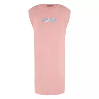 Платье-рубашка с принтом этикетки CHIEMSEE, цвет rosa