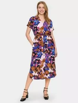 Платье-рубашка с принтом blanca Saint Tropez, разноцветный