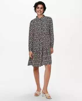 Платье-рубашка с принтом jdy, черный