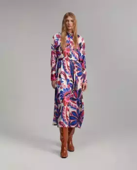 Платье-рубашка с принтом пейсли Lola Casademunt, цвет Multicolor