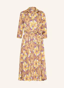 Платье-Рубашка с рукавами 3/4 Rossana Diva, коричневый