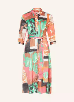 Платье-Рубашка с рукавами 3/4 Milano Italy, мультиколор