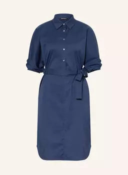 Платье-Рубашка с рукавами 3/4 Repeat, синий