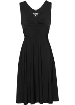 Платье-рубашка с v-образным вырезом Bpc Selection, черный