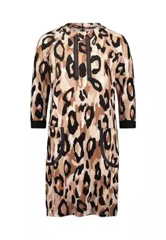 Платье-рубашка с воротником BETTY BARCLAY, цвет Beige Schwarz