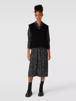 Платье-рубашка с завязывающимся поясом, модель 'DITSY' Tommy Jeans, черный