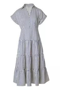 Платье рубашка Salsa Jeans Shirt Dress, синий/темно-синий