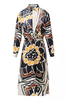 Платье рубашка Salsa Jeans Shirt Dress, разноцветный