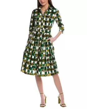Платье-рубашка Samantha Sung Audrey, зеленый