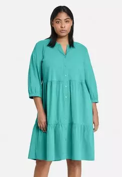 Платье-рубашка Samoon, синий