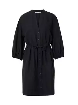 Платье рубашка Samse Samse Shirt Dress Amelie, черный