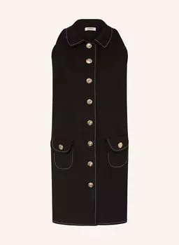 Платье-Рубашка Sandro, черный