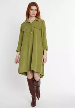 Платье-рубашка SASTYA Ana Alcazar, зеленый