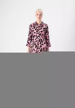 Платье-рубашка SAVANNA LONG SHIRT DRESS - Maxi dress YAS, сиреневый