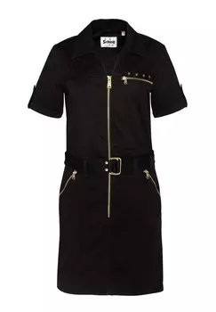 Платье-рубашка Schott, черный