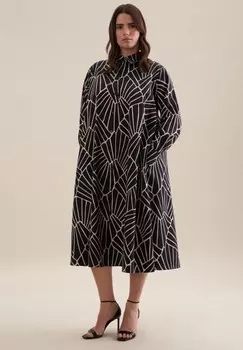 Платье-рубашка SCHWARZE ROSE Seidensticker, синий