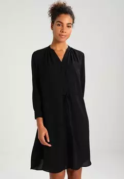 Платье-рубашка Selected, черный