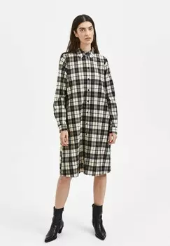 Платье-рубашка Selected Femme, черный