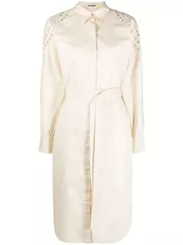 Платье-рубашка Senate с вырезами AERON, бежевый