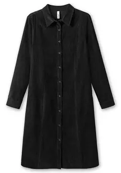 Платье-рубашка Sheego, черный
