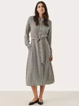 Платье-рубашка shelby Part Two, черный/разноцветный