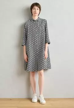 Платье-рубашка SHIRT DRESS A SHAPED 3/4 SLEEVE BREAST POCKET PRINTED Marc O'Polo, белый