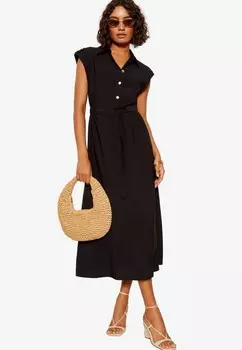 Платье-рубашка SHORT SLEEVE BUTTON DETAIL UTILITY- REGULAR FIT Friends Like These, черный