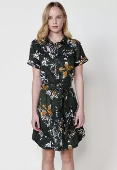 Платье-рубашка SHORT SLEEVE Koroshi, черный