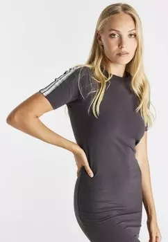 Платье-рубашка SIKSILK, серый