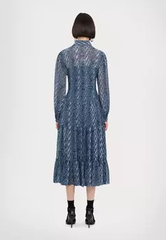Платье-рубашка SMOCK DRESS MICHAEL Michael Kors, синий