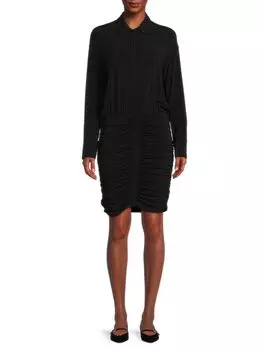 Платье-рубашка со сборками Le Superbe, цвет Dark Black