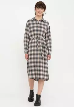 Платье-рубашка Soft Rebels, коричневый