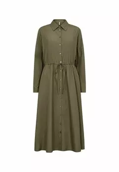 Платье-рубашка Soyaconcept, оливковый