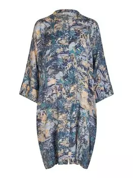 Платье-Рубашка средней длины Masai, синий