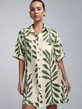 Платье-рубашка St MRLO Nessa, темно-зеленый