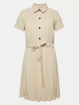 Платье-Рубашка стандартного кроя Dkny, бежевый