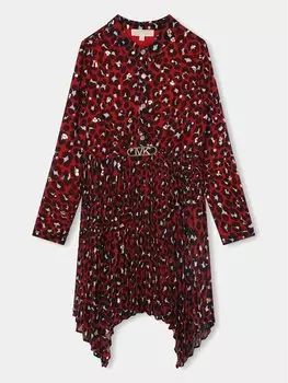 Платье-Рубашка стандартного кроя Michael Kors, красный