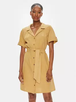 Платье-Рубашка стандартного кроя Mustang, коричневый