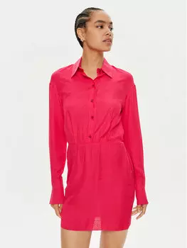 Платье-Рубашка стандартного кроя Patrizia Pepe, розовый