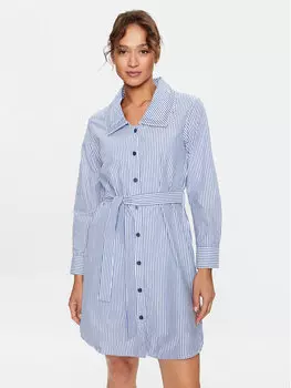 Платье-рубашка стандартного кроя Silvian Heach, синий