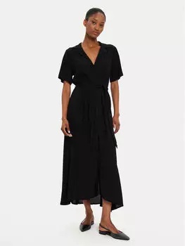 Платье-Рубашка стандартного кроя Vila, черный